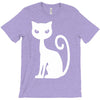 white cat funny T-Shirt