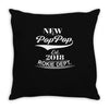 Pop Pop 2018 Rokie Dept. Throw Pillow
