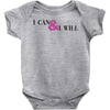 i can &amp; i will Baby Bodysuit