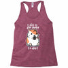 fat life Racerback Tank
