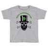 happy saint patrick day skull Toddler T-shirt