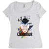 who loves chihuahua Women's Triblend Scoop T-shirt