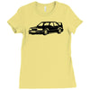 mercedes w201 Ladies Fitted T-Shirt