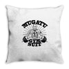 mugatu gym suit Throw Pillow