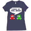come at me bro Ladies Fitted T-Shirt