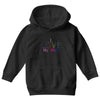 i love my mum colorful Youth Hoodie