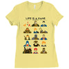 life is a game Ladies Fitted T-Shirt