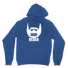 man beard funny mens Unisex Hoodie