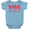save red Baby Bodysuit