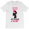 she's beauty she's grage she's punch you in the face T-Shirt