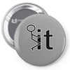 fk it funny college party Pin-back button