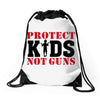 Protect Kids Not Guns Drawstring Bags