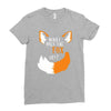 for fox sake Ladies Fitted T-Shirt