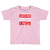 please drag across the finish line Toddler T-shirt