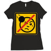 not the face Ladies Fitted T-Shirt