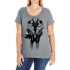 wolverine attack Ladies Curvy T-Shirt