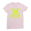 sorry i cant Ladies Fitted T-Shirt