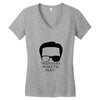 Manner Maketh Man (f146) Women's V-Neck T-Shirt