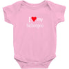 i love my bichonpoo Baby Bodysuit