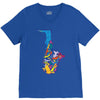 sax addict saxophone V-Neck Tee