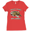 what a piece of junk! Ladies Fitted T-Shirt