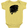indian skull native american Baby Onesie
