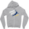 swan dive Zipper Hoodie