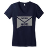 message Women's V-Neck T-Shirt