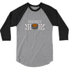 hockey mom rhinestone 3/4 Sleeve Shirt
