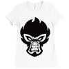 mean monkey Ladies Fitted T-Shirt