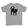 cat black Youth Tee