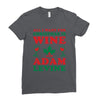 all i want for christmas is wine and adam levine Ladies Fitted T-Shirt