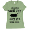PUBG Yes We Pan Ladies Fitted T-Shirt