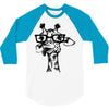 nerd giraffe 3/4 Sleeve Shirt