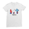 4th of July Ladies Fitted T-Shirt