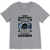 Never Underestimate A Man Who Watches Black Mirror And Was Born in V-Neck Tee