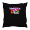 arkanoid retro game, ideal gift or birthday present. Throw Pillow