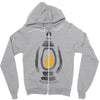 lantern Zipper Hoodie