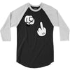 mickey fuck you rouge 3/4 Sleeve Shirt