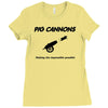 pig cannons making the impossible possible Ladies Fitted T-Shirt