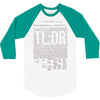 political illiteracy 3/4 Sleeve Shirt
