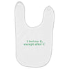i before e Baby Bibs