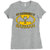 my superhero is barman Ladies Fitted T-Shirt