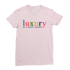 Luxury As A Croad Concept Ladies Fitted T-Shirt