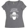 choose cremation Women's Triblend Scoop T-shirt