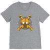 deco gasmask V-Neck Tee