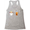 my gut my choice Racerback Tank
