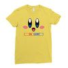 kirby gamer geek snes Ladies Fitted T-Shirt