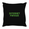 internet famous Throw Pillow
