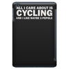 all i care about is cycling and maybe 3 people and food iPad Mini